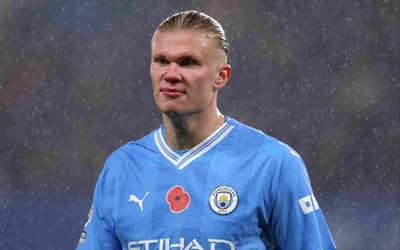 Angry Erling Haaland shoves Sky Sports camera off his face after Man City 1-1 draw