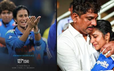 "I Have Cried Almost Every Day": Jemimah Rodrigues Gets Emotional After Historic Century Sinks Australia and Guides India to Women's World Cup Final