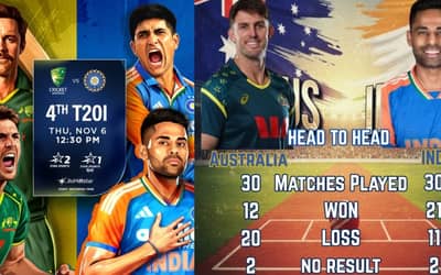 India v Australia 4th T20i: Will Sanju Samson and Harshit Rana Return in Place of Jitesh & Arshdeep? India's Strongest XI