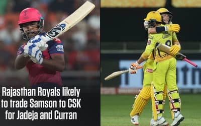 IPL 2026: Sanju Samson to CSK deal is on, CSK to trade Jadeja & Sam Curran to Rajasthan Royals