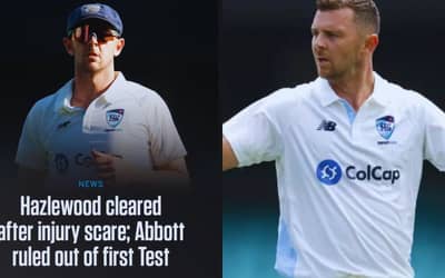 Double Blow for Australia! Hazlewood & Abbott Injured Just Days Before Ashes 2025