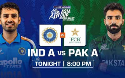 IND vs PAK Rising Stars Asia Cup 2025: Head-to-Head, Playing XI, Players List, Match Prediction, Pitch Report | India-A vs Pakistan-A