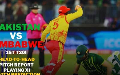 PAK vs ZIM 1st T20I: Head-to-Head, Playing XI, Players List, Match Prediction, Pitch Report | Pakistan T20I Tri-Series 2025