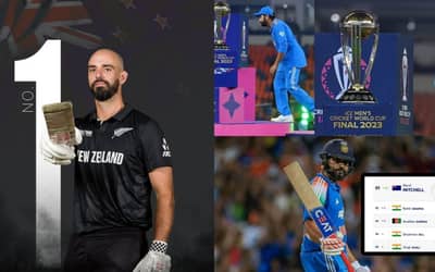 Rohit Sharma Loses Top ODI Batting Rank as New Zealand Batter Claims Number One Spot | Updated ICC Player Rankings