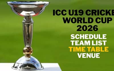 ICC Men’s U19 World Cup 2026: Full Schedule, Time Table, Teams, Format, Venue - All You need to know