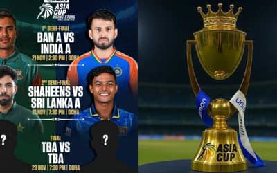 Asia Cup Rising Stars 2025 Semi-Finals Schedule: Date, Time, Teams, Venue, Live Streaming Details - All You Need to Know