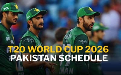 T20 World Cup 2026 Pakistan Schedule: Match List, Players List, Squad, Captain | Pakistan Men's National Cricket Team Schedule