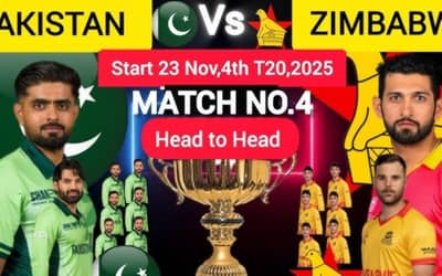 Pakistan vs Zimbabwe T20 Tri-Series - Head-to-Head, Playing XI, Players List, Match Prediction & Pitch Report