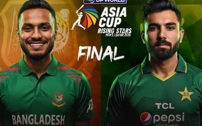 Pakistan vs Bangladesh Asia Cup Rising Stars 2025 Final - Head-to-Head, Playing XI, Players List, Match Prediction & Pitch Report