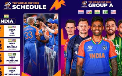 India Schedule - T20 World Cup 2026: Match List, Players LIst, Squad, Captain | India Men’s National Cricket Team Schedule