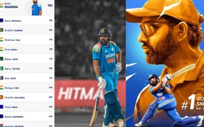 Rohit Sharma Reclaims World No 1 ODI Rank from Daryl Mitchell ahead of India vs South Africa ODI Series
