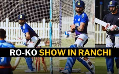 WATCH: RO-KO Show in Ranchi! Rohit Sharma & Virat Kohli Intense Net Session Ahead of SA ODI