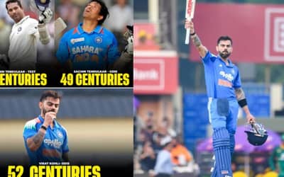 52 NOT OUT - 'Record King Kohli' Leaves South Africa in Splits, Breaks Tendulkar's Single-Format Century Record
