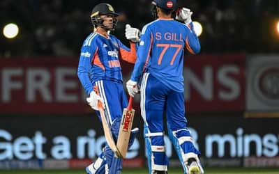 Most T20I runs for India in 2025 ft. Abhishek Sharma, Shubman Gill