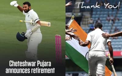 Cheteshwar Pujara announces his retirement from all forms of Cricket, suddenly puts a brake on his golden career
