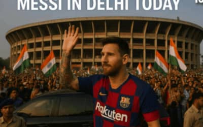 Delhi on Alert as Lionel Messi Arrives Today: Traffic Curbs Announced Around Arun Jaitley Stadium