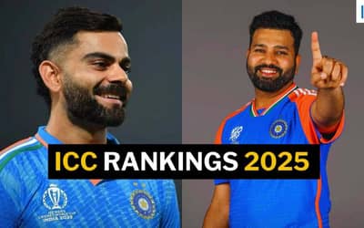 ICC Rankings 2025: Where Do Kohli, Rohit and Gill Stand?