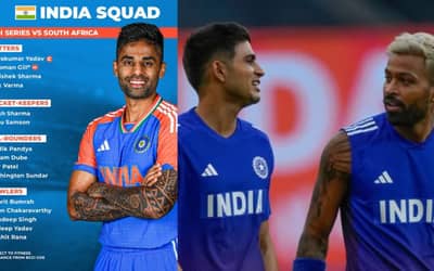 Surya to Lead as India Announce T20I Squad for the South Africa series; Vice-Captain Shubman Gill & Hardik return to the squad
