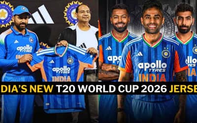Rohit & Tilak Revealed India’s New T20 World Cup 2026 Jersey | India New Jersey 2026