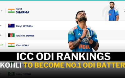 Kohli to Become No.1 ODI Batter? ICC ODI Rankings Ahead of IND vs SA 3rd ODI | ICC Team Standings