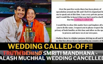 Truth Behind Smriti Mandhana - Palash Muchhal Wedding Cancelled: Here’s What Really Happened