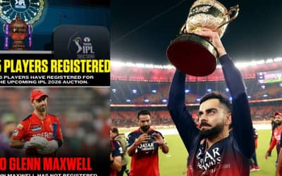 IPL 2026 - IPL 2026 Auction Pool Finalized, Steve Smith & Prithvi Shaw among the registered names, Glenn Maxwell opts out of IPL 2026