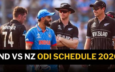 IND vs NZ ODI Schedule 2026: Dates, Players List, Head-to-Head, Broadcast, Live Streaming Details - When and Where to Watch