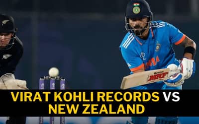 IND vs NZ ODI Series: Virat Kohli Records vs New Zealand