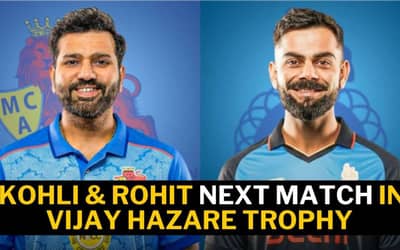 Virat Kohli and Rohit Sharma Next Match in Vijay Hazare Trophy: Full Details, Date, Venue, Live Streaming Details
