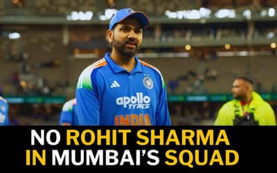 Rohit Sharma OUT! Mumbai Announces Vijay Hazare Trophy Squad Without Big Indian Stars