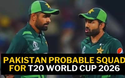 Eyes on Babar & Rizwan! Pakistan Probable Squad for T20 World Cup 2026