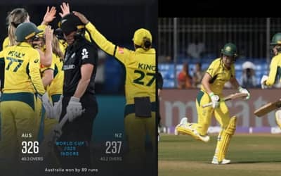 Women's ODI World Cup 2025 Points Table - Dominant Australia Crush New Zealand in the second match, Snatch Top Spot from India National Team