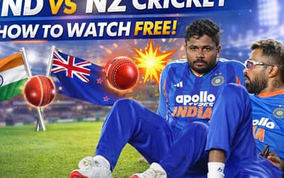 IND vs NZ Cricket: How to Watch India vs New Zealand 1st T20I for Free