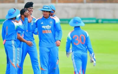 U19 ODI World Cup India vs USA: India Crush USA by 6 Wickets as Henil Patel and Abhigyan Kundu Shine