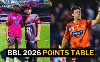 BBL 2026 Points Table Latest After Perth Scorchers vs Hobart Hurricanes | Big Bash League 2025-2026 Match No.19