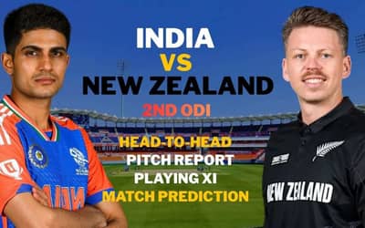 IND vs NZ 2nd ODI 2026: Head-to-Head, Playing XI, Pitch Report, Live Streaming Details