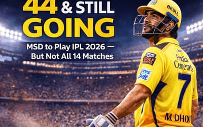 44 & STILL GOING MSD to Play IPL 2026 — But Not All 14 Matches