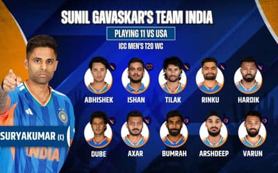 No Sanju Samson! Sunil Gavaskar Reveals India’s Playing XI vs USA for T20 World Cup 2026