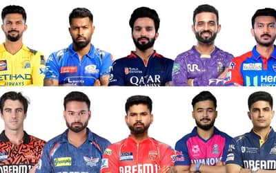 IPL 2026 Captains List: RCB, CSK, MI & All Teams Confirmed Captains List
