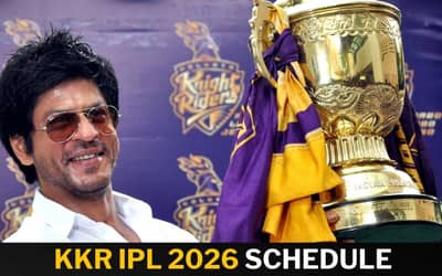 KKR IPL 2026 Schedule: Kolkata Knight Riders Full Fixtures, Date, Squad, Venue & Key Matches | IPL 2026