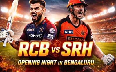 RCB vs SRH opening night in Bengaluru