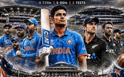 BCCI Announces India Tour of New Zealand 2026 Schedule: 5 T20Is, 5 ODIs and 2 Tests Confirmed