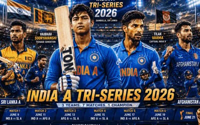 Vaibhav Sooryavanshi Set for India A Tri-Series 2026: Full Schedule, Squads and Live Streaming Details