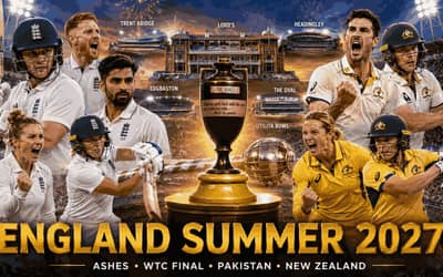 England Announce Action-Packed 2027 Home Summer Schedule Featuring Men's & Women's Ashes