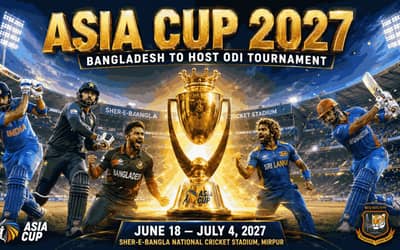 Asia Cup 2027 Schedule Revealed: Bangladesh to Host ODI Tournament From June 18, India-Pakistan Clash Expected