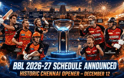 BBL 2026-27 Begins in India! Full Schedule, Dates, Venues & Key Matches