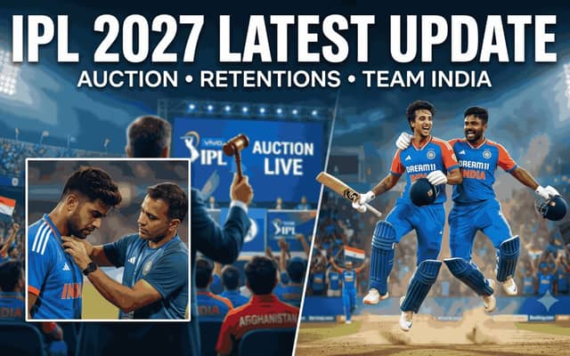 Cricket vibes: IPL 2027 Auction Date, Retention List, India vs Afghanistan 2nd T20I, Abhishek Sharma, Harshit Rana and ICC Rankings