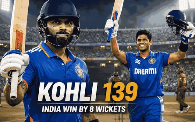 India vs West Indies 1st ODI: Virat Kohli 139, Shubman Gill Century Power India to 8-Wicket Win