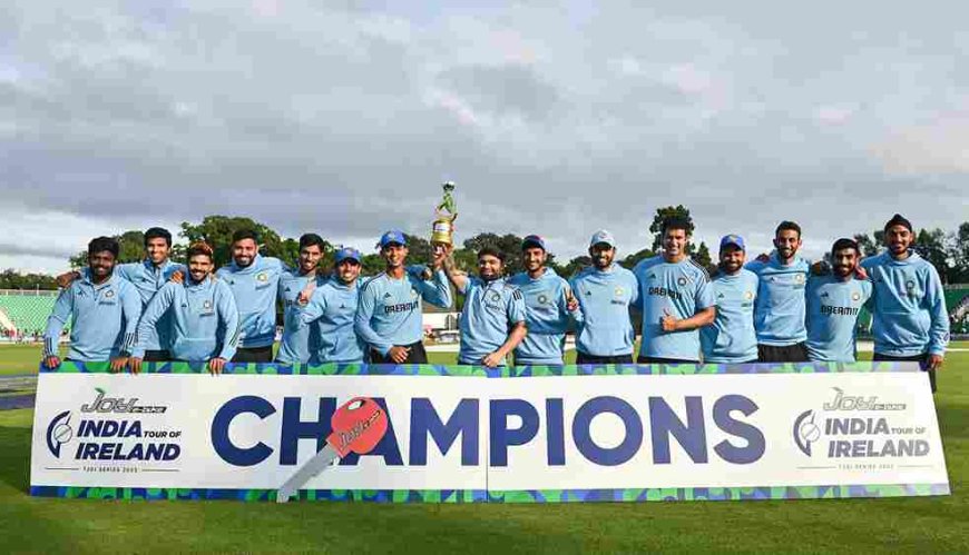 IND vs IRE 2023: India won the series by 2-0 after the Third T20I match was called off due to the rain