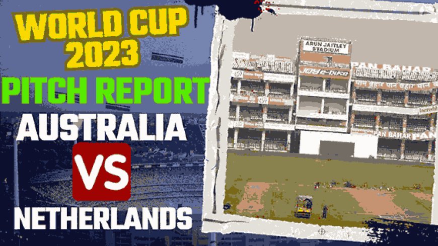 AUS vs NED, Arun Jaitley Stadium Delhi Pitch Report (Batting or Bowling) | Australia vs Netherlands ODI Records &amp; Stats, Delhi Weather Forecast
